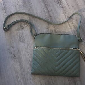 Chic Olive Crossbody Bag